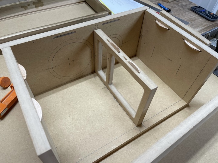 Final dry fit with biscuits